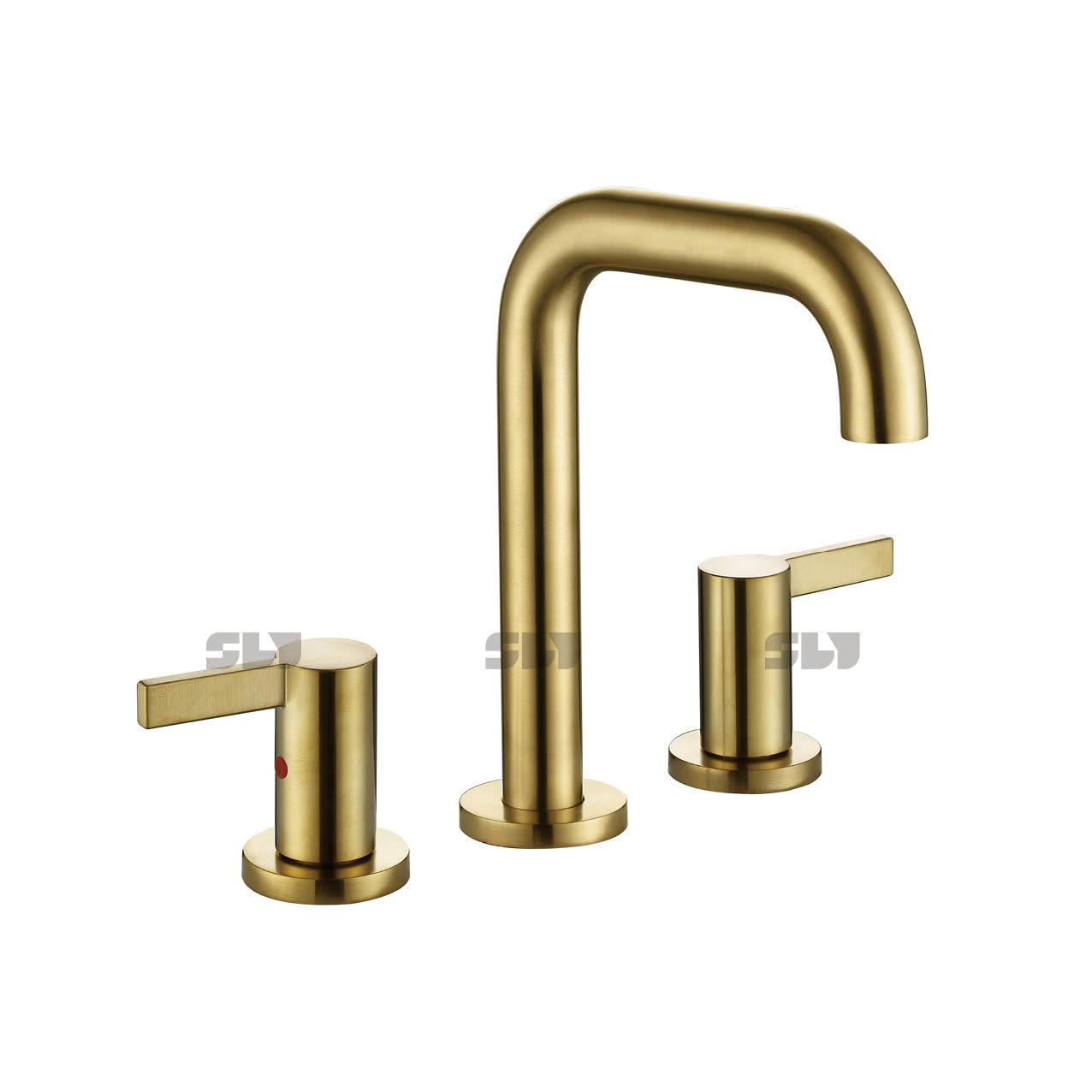 SLY 8 Inch Widespread Brass Bathroom Sink Faucet Wash Basin Sink Mixer